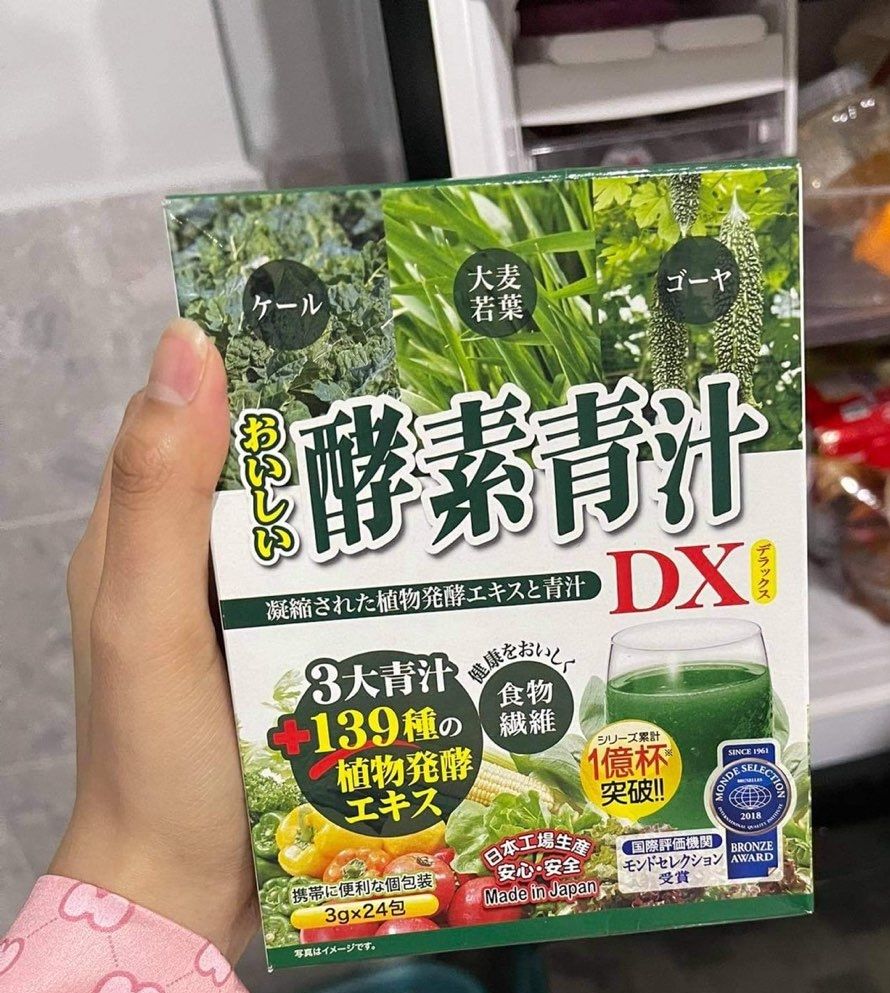 Bột Nước Ép Rau Củ Tổng Hợp Nhật Bản ( hộp 24gói)