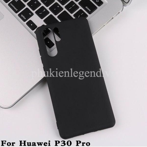 Ốp lưng silicon dẻo Cho Huawei P30 Pro (Đen)