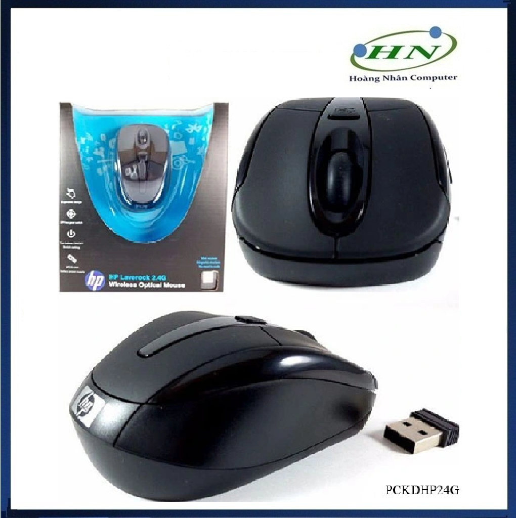 Chuột máy tính không dây HP Laverock 2.4G