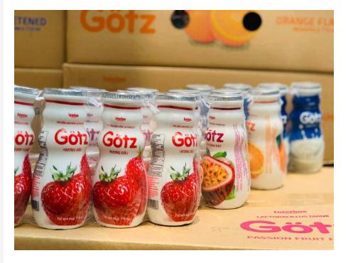 Combo 24 chai sữa chua uống Gotz đủ vị