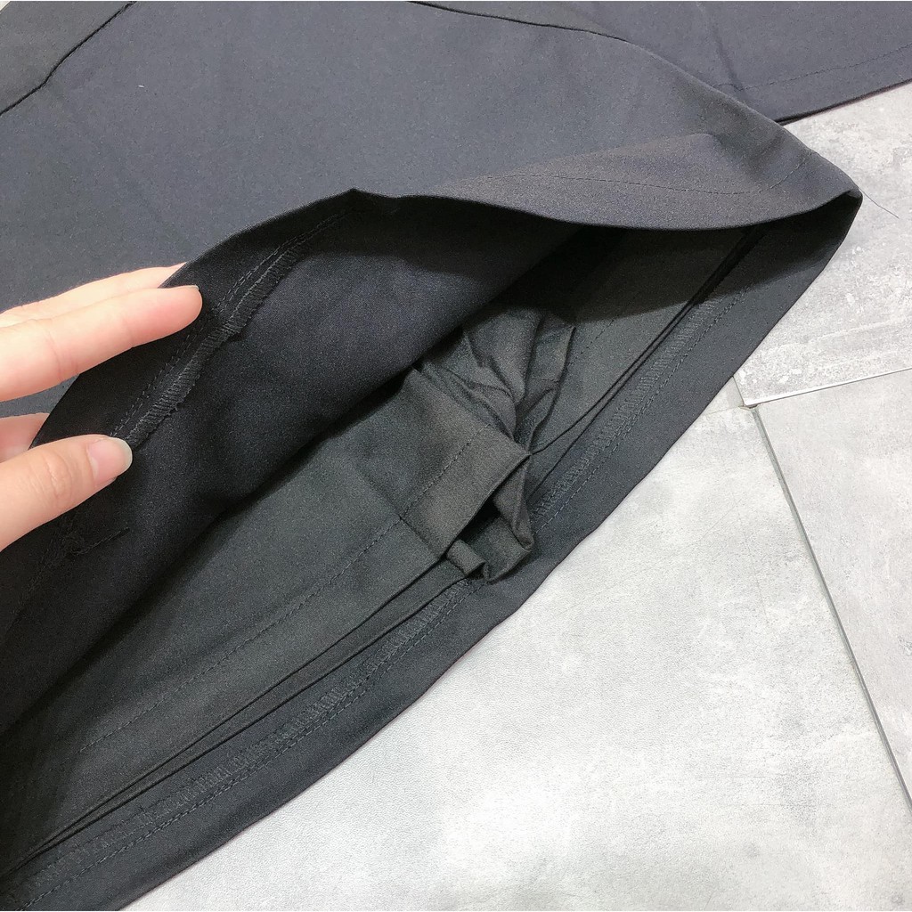 Chân váy chữ A hai túi kèm quần chất UMI tôn dáng cho phái nữ