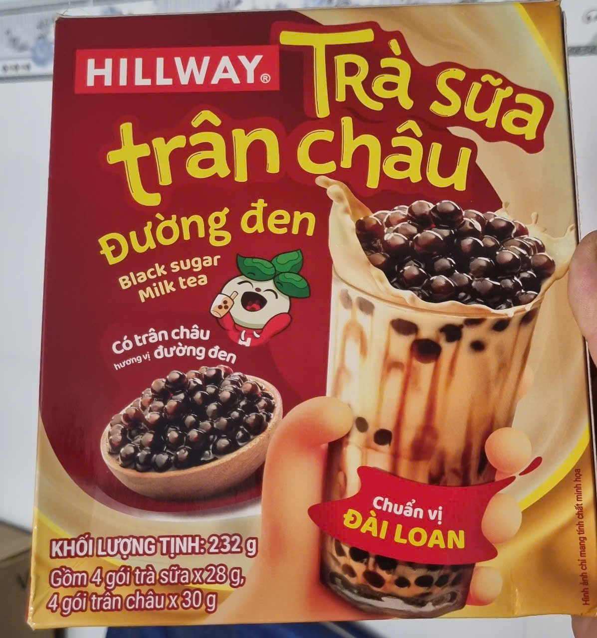 Trà sữa trân châu Hillway.