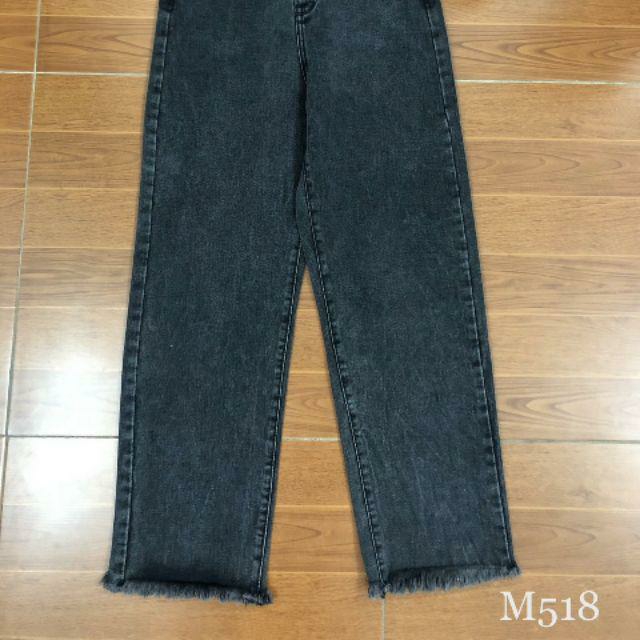 Quần jeans nữ ống suông