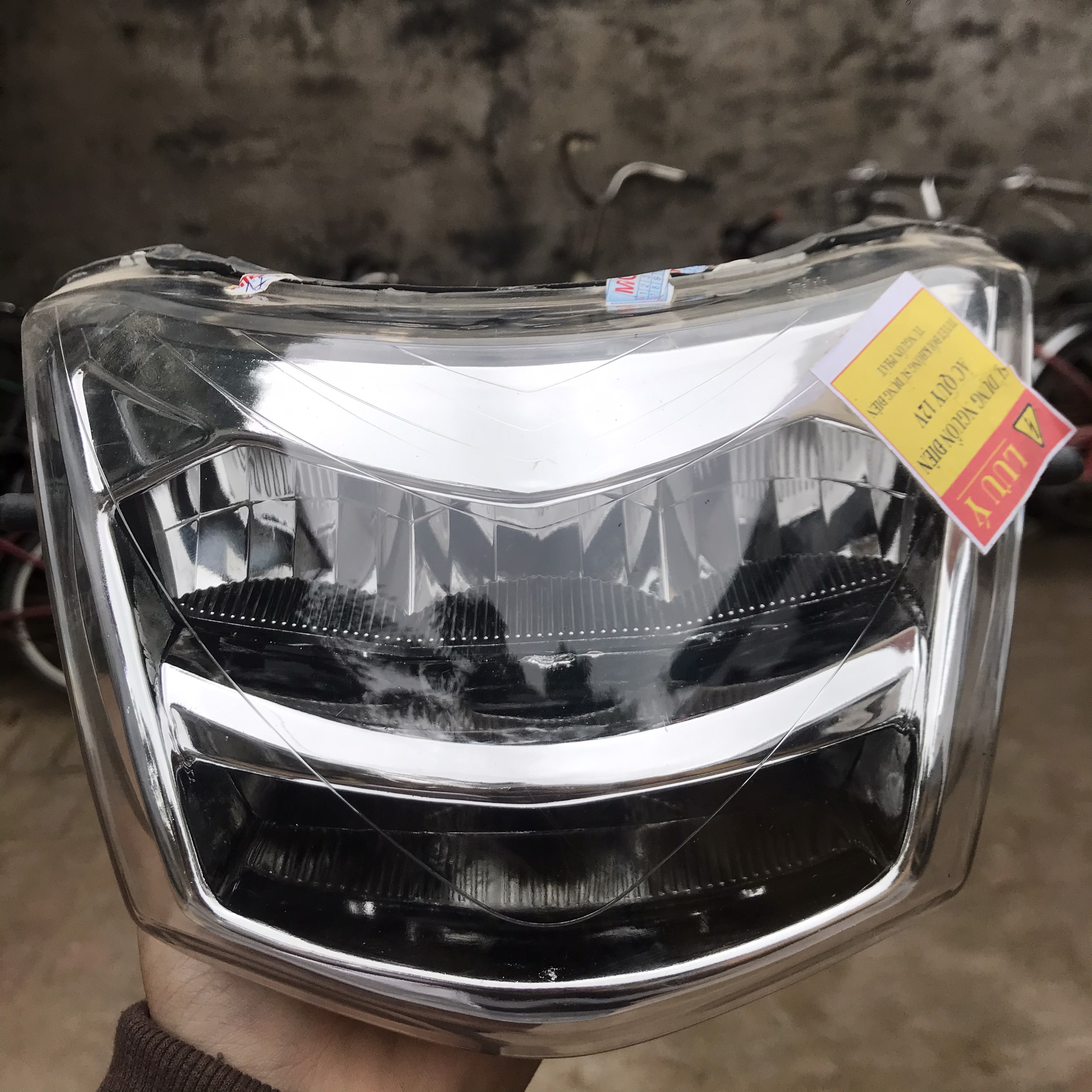 Đèn zinpat 2 tầng hàng 1:1 lắp cho wave alpha 50cc 100cc 110cc(Tặng kèm pasing)