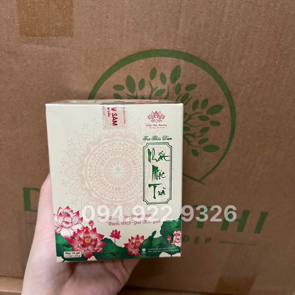 Nhất Mộc Trà - Trà Thảo Dược Nhất Mộc Hương Bách Y Sâm (Hộp 10 gói x 5g)