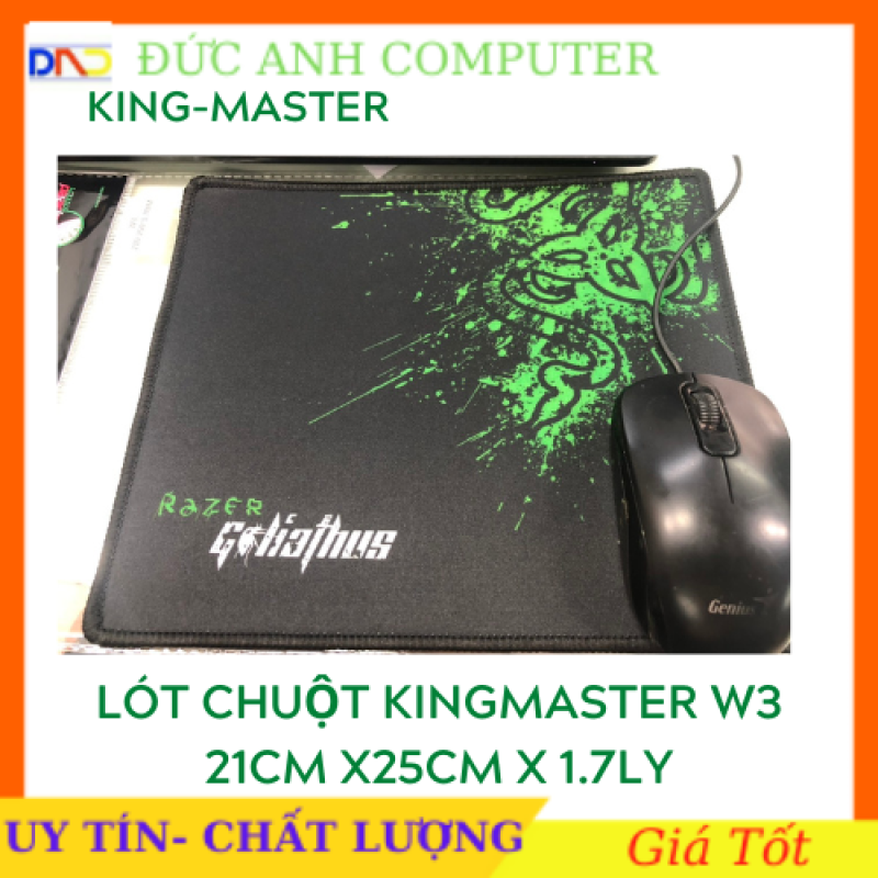 Miếng lót chuột lót chuột Kingmaster W3- BO VIỀN (210 x 250 x 1-7 mm) - dành cho game thủ sản phẩm tốt chất lượng cao cam kết hàng giống mô tả