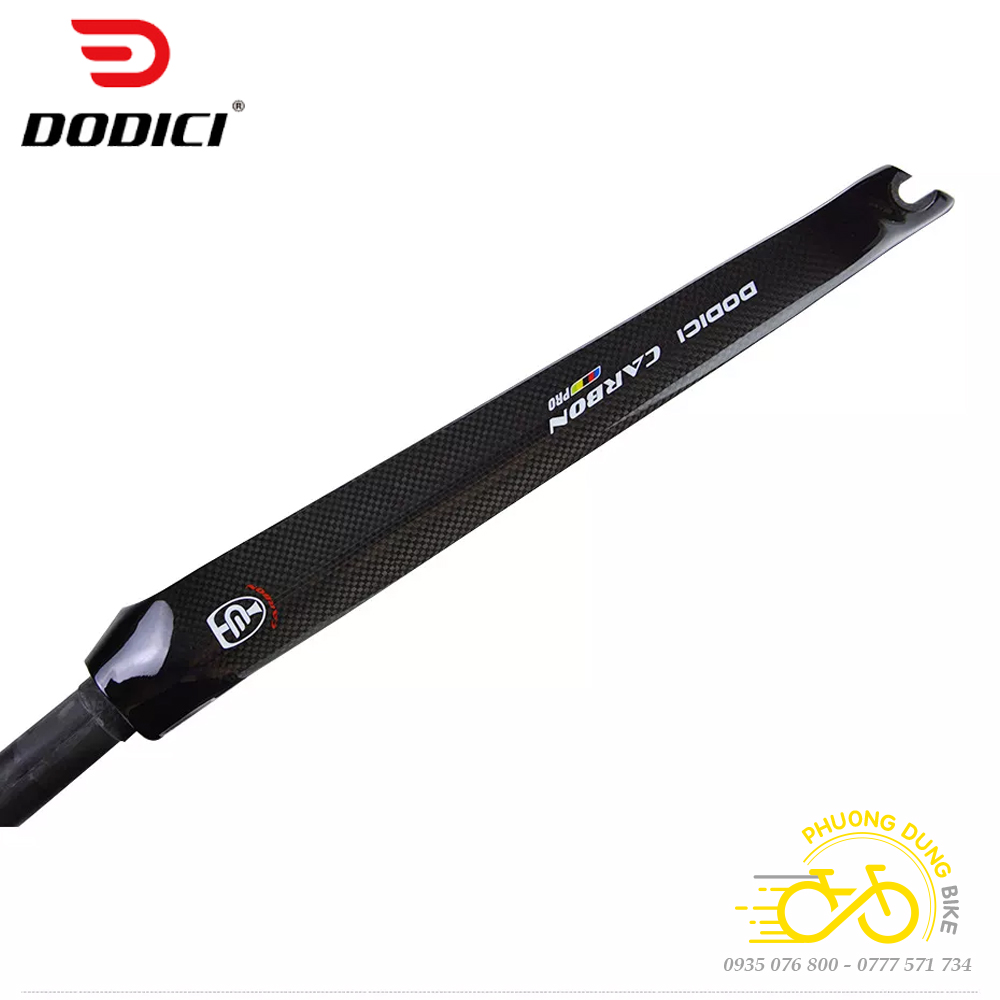 Phuộc (Fork) xe đạp đua Carbon T800 DODICI 700C