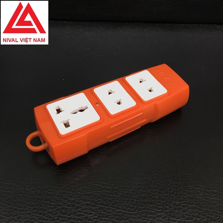 Power socket 3 ways extension 6000w Nival