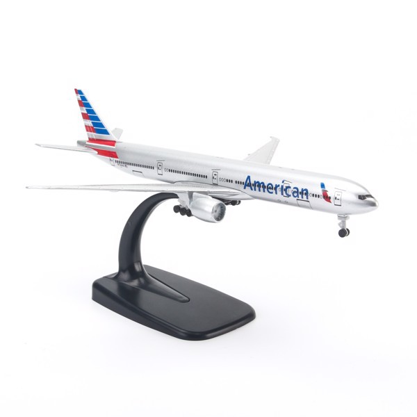Mô hình máy bay American Airlines Boeing B777 20cm Everfly