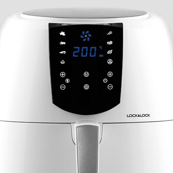 Nồi Chiên Không Dầu Điện Tử Lock&Lock EJF357WHT 5.2L