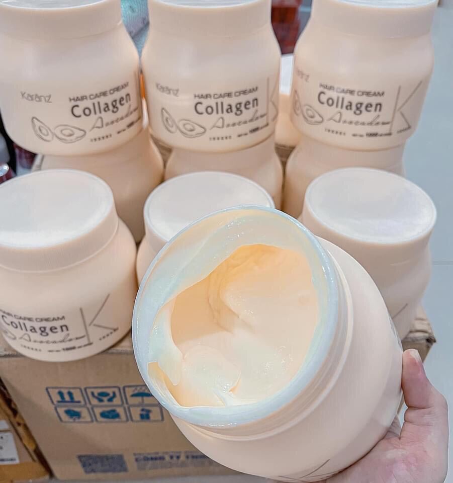 Hấp ủ tóc mềm mượt Collagen Avocado Karanz 500ml