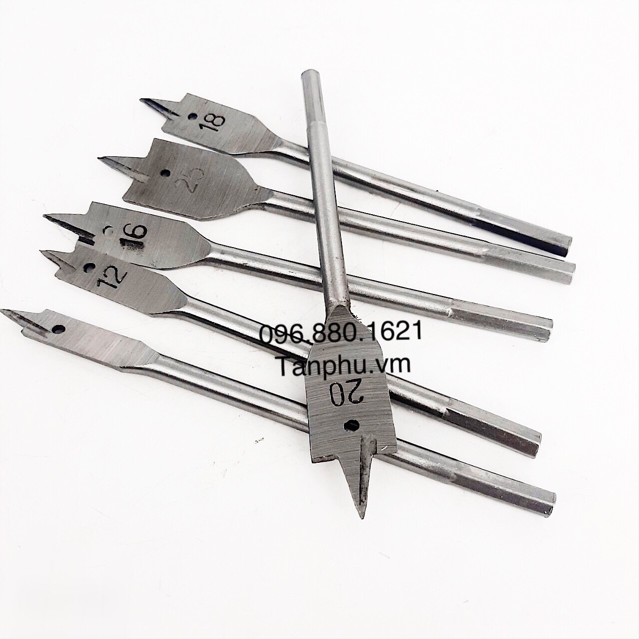 [HCM]BỘ 6 MŨI KHOAN KHOÉT GỖ ĐUÔI CÁ