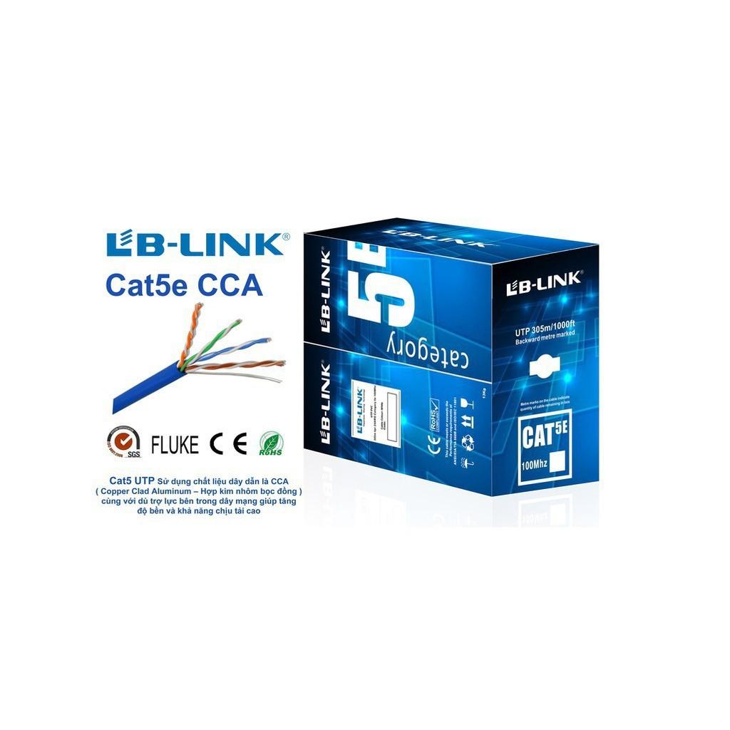 Đoạn dây cáp mạng LB-LINK Cat5E 40m (Xanh/Trắng)