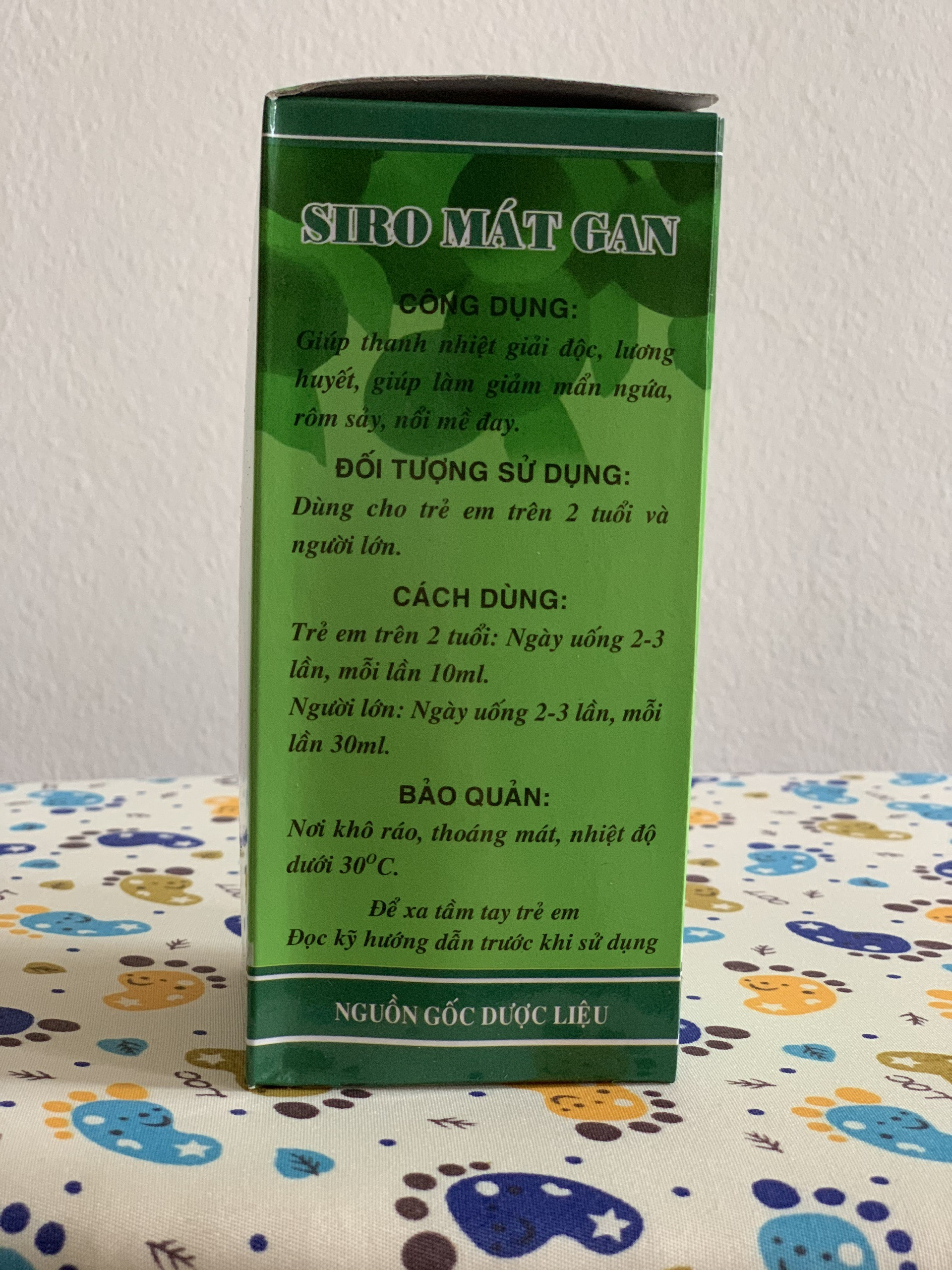 Siro mát gan- giải độc tiêu viêm