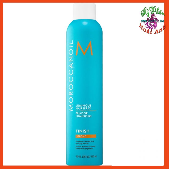 GÔM XỊT GIỮ NẾP TÓC MOROCCANOIL FINISH STRONG  330ML
