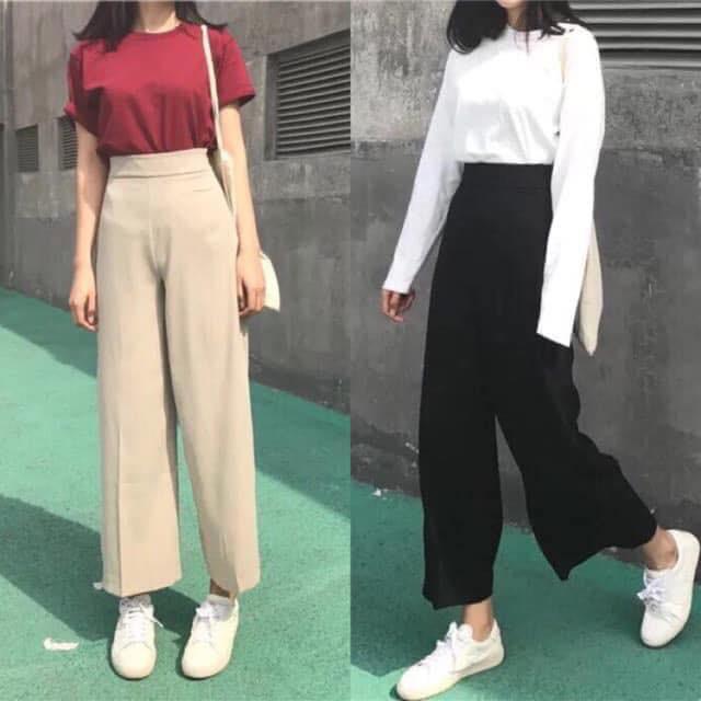 Quần ống sớ chất Tuyết mưa siêu đẹp