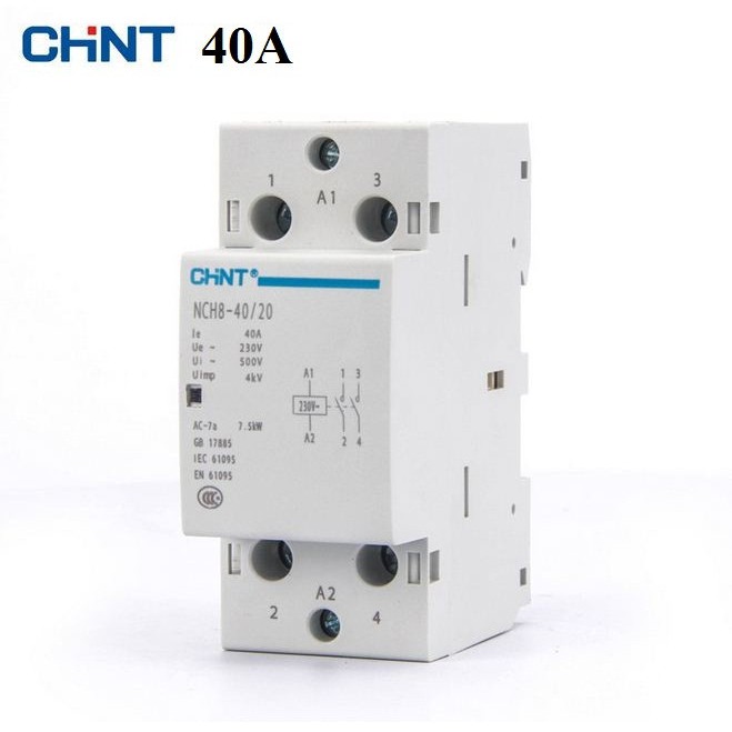 Khởi động từ 1 pha CHINT - Contactor 1 pha CHINT 20A-25A-40A-63A