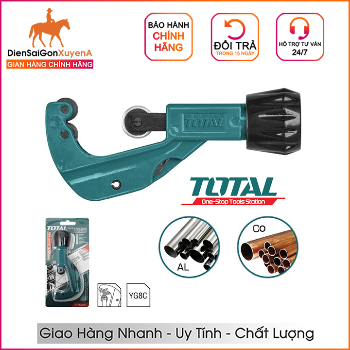 Dao cắt ống đồng ống kim loại 3-32mm pipe cutter total tht53321 - điện sài gòn xuyên á