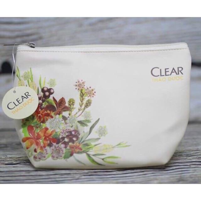 [HCM]Combo 2 Túi đựng mỹ phẩm Clear