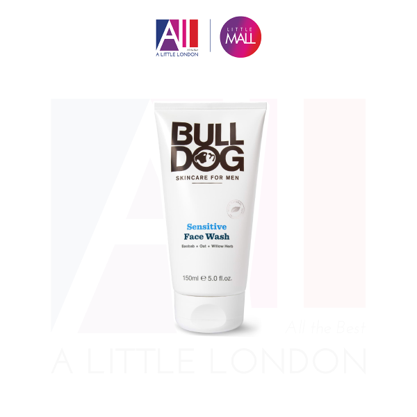 Sữa rửa mặt cho nam da nhạy cảm Bulldog Sensitive Face Wash 150ml (Bill Anh) nhập khẩu