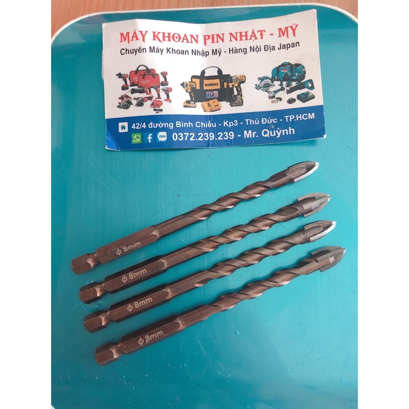 [HCM]Mũi khoan đa năng 8mm