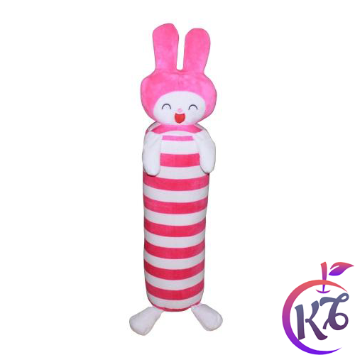 Gối ôm cho bé hình con Thỏ size nhỏ dài 50cm - chất liệu bông cao cấp, êm ái an toàn cho trẻ em - goi nam goi om tre em hinh thu
