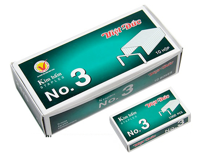 Combo 2 hộp Kim Bấm Số 10 Việt Đức/Plus