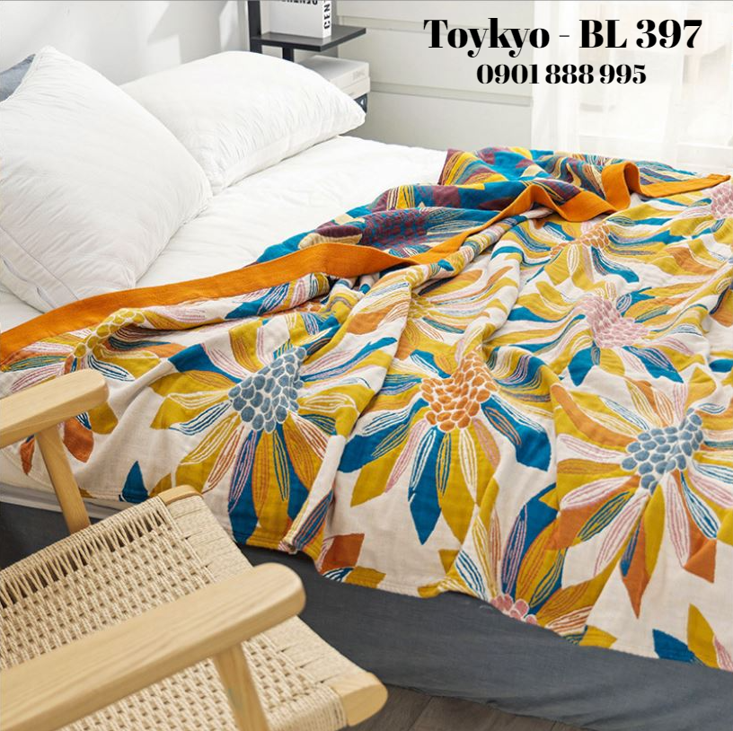 A21_Chăn Xô Organic Cotton Dòng Cao Cấp