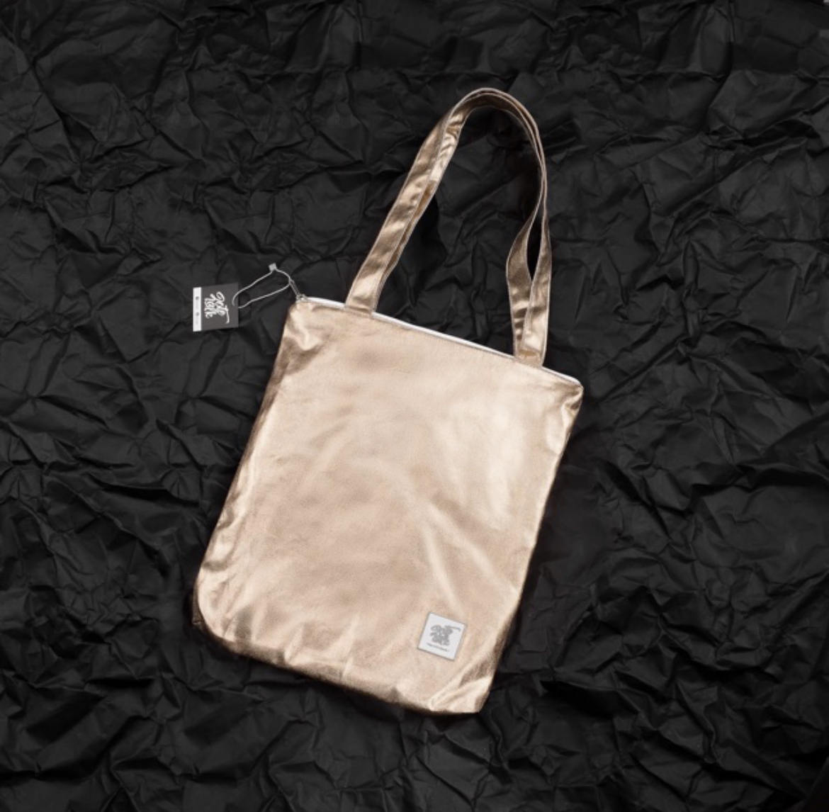 Túi Metallic Tote Tote Talk