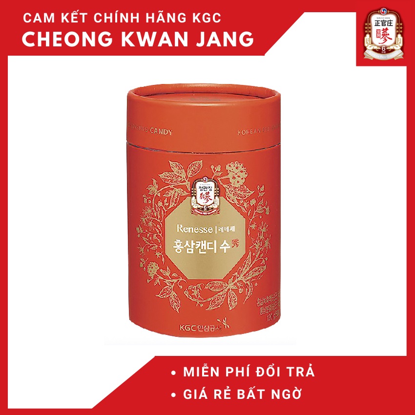 Kẹo hồng sâm KGC gói 120g -Tốt cho sức khoẻ, giúp tinh thần sảng khoái - 8809332397541