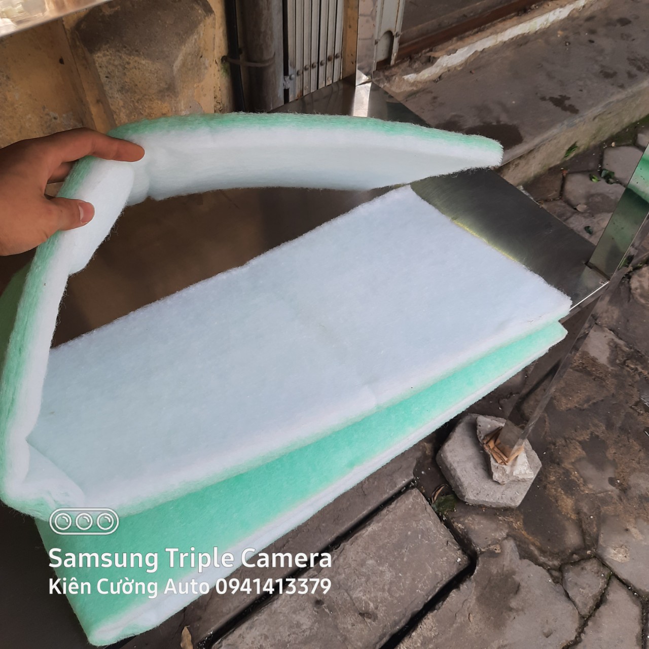 Xốp lọc xanh cao cấp cho bể cá hồ cá