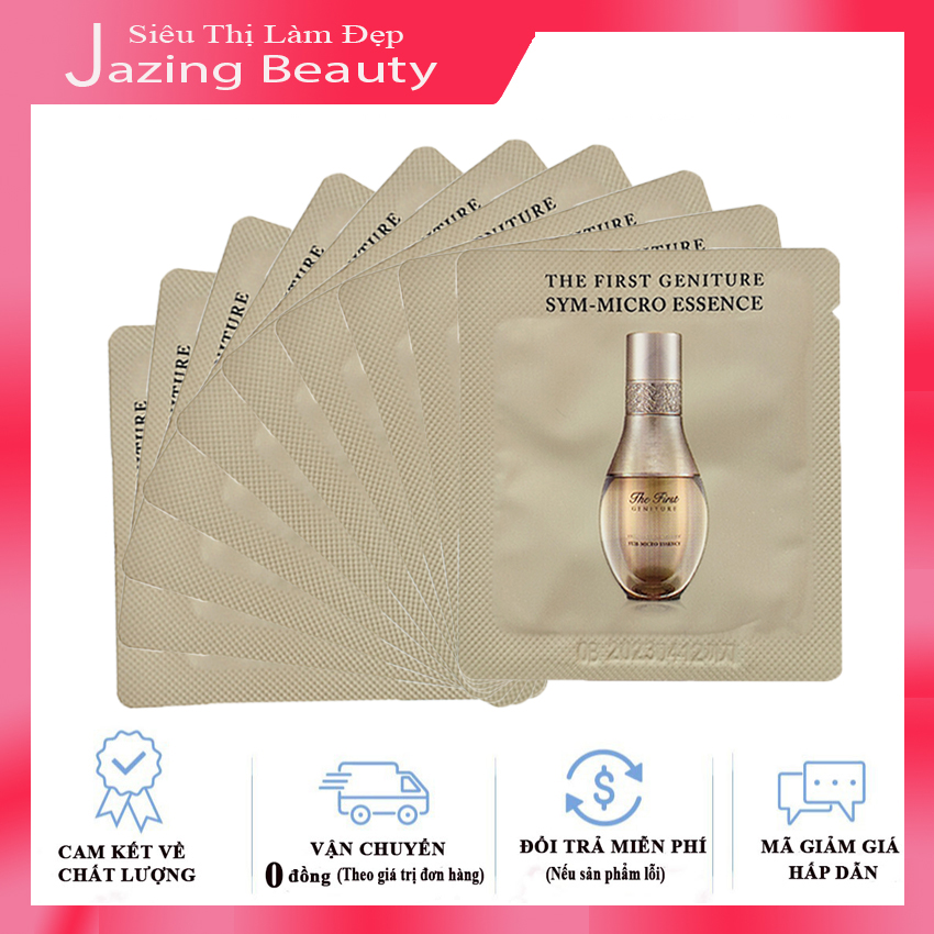 [Hỗ Trợ Ship + Hoàn Tiền 12% Gía Trị ĐH] Combo 15 Gói Tinh Chất Siêu Vi Tái Sinh Da Ohui The First Geniture Sym – Micro Essence 1ml x 15