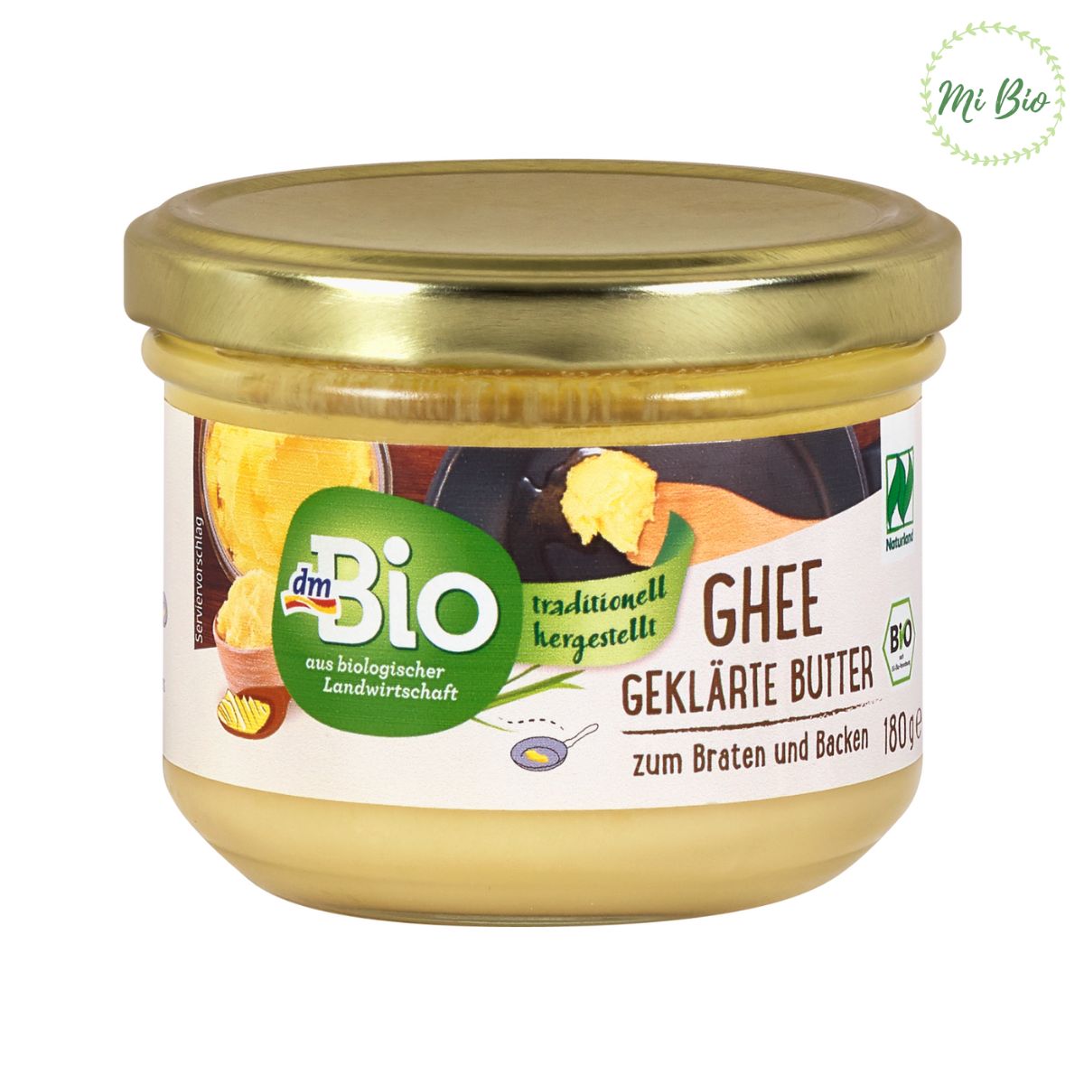 Bơ Ghee Rossmann hữu cơ 180gr dmBio enerBio - Ăn Kiêng - Giảm Cholesterol - Ăn thực dưỡng - OrganicStores