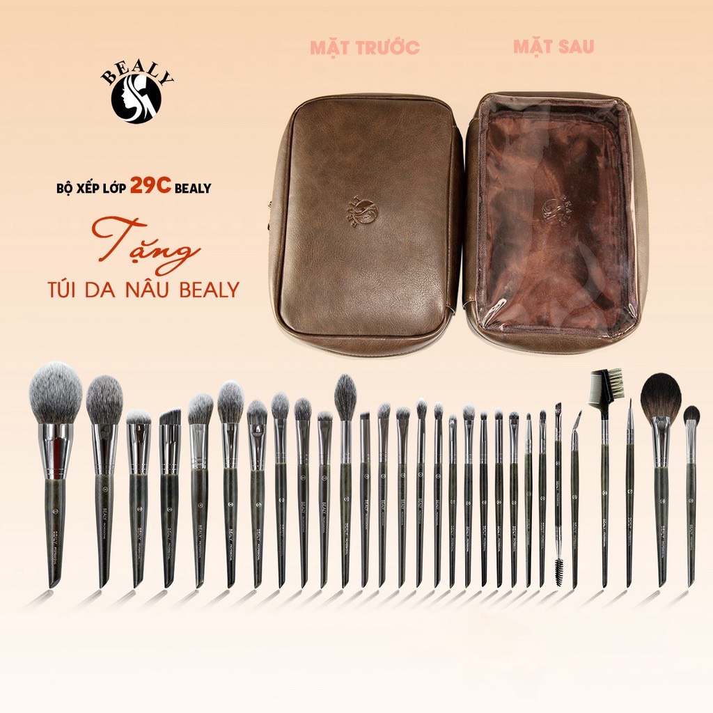 BỘ CỌ TRANG ĐIỂM XẾP LỚP BEALY 29C (Cọ)