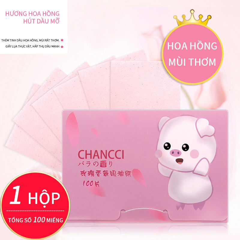 【Urbeauty Mall】Gói giấy thấm dầu gói 100 miếng(Mẫu Ngẫu Nhiên)