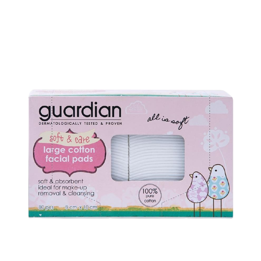 [HCM]Bông tẩy trang lớn Guardian hộp (80 miếng)