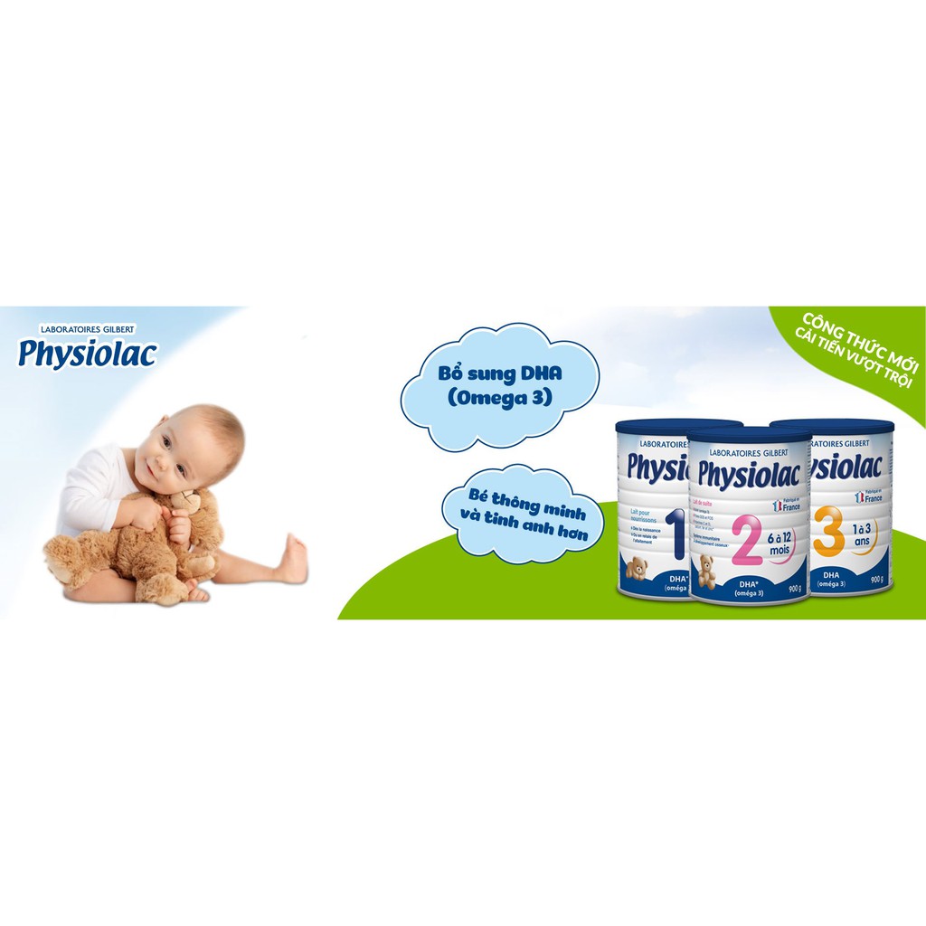 Sữa bột Physiolac 2 Pháp 900g