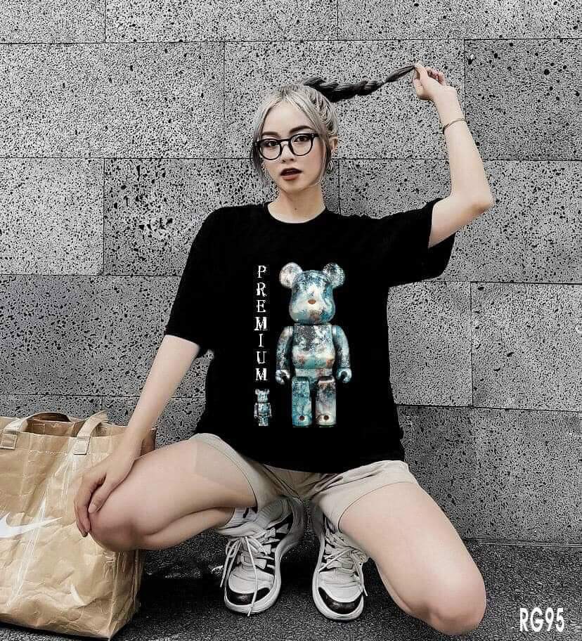Áo phông nữ hình gấu robot_ hot trend
