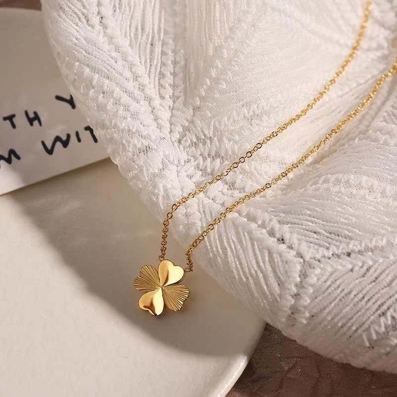 Dây chuyền cỏ 4 lá dây chuyền cỏ 3 lá dây chuyền hình cỏ
