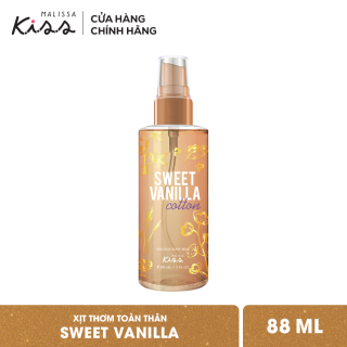 Xịt Thơm Toàn Thân Hương Nước Hoa Malissa Kiss - Hương Sweet Vanilla Cotton 88ml thumbnail