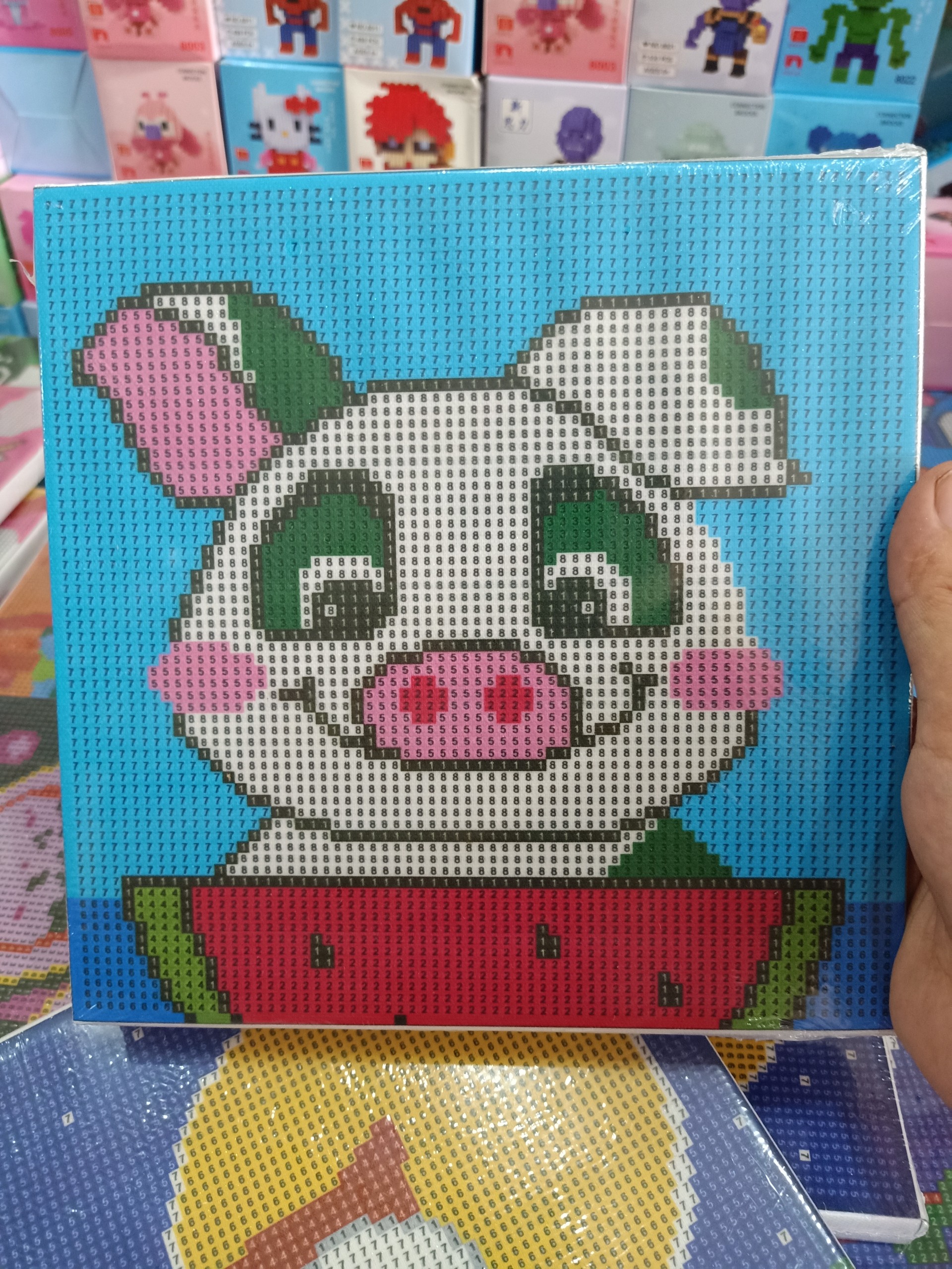 Tranh đính đá con giáp Hợi, Heo chất lượng cao-NgocThinhshop