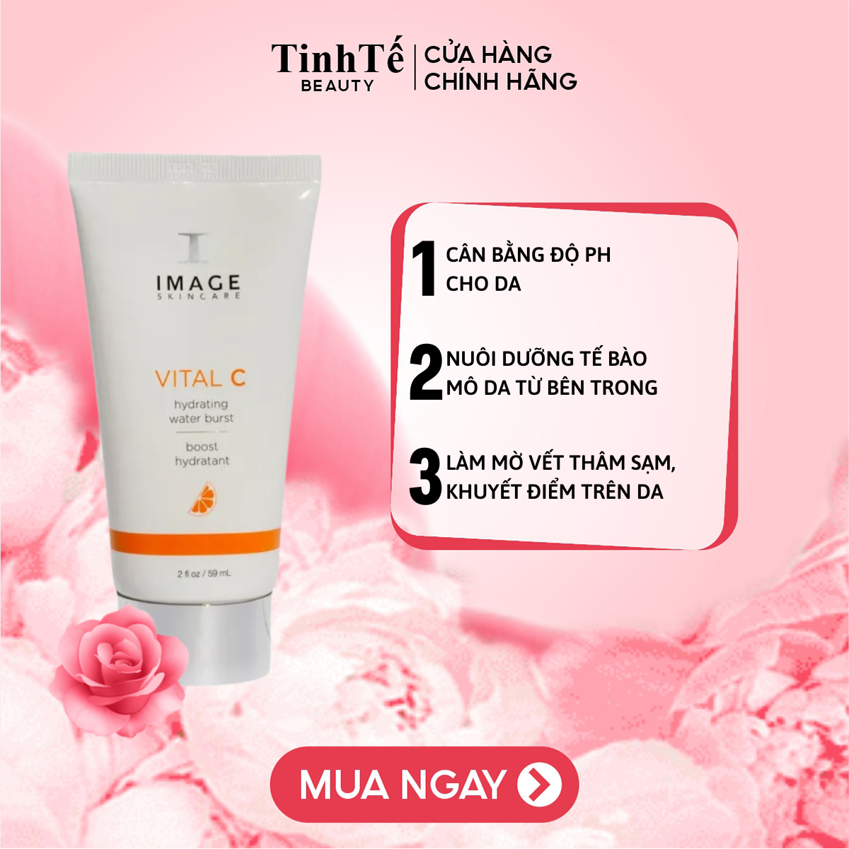 Gel khóa nước cho da Image Skincare VITAL C Hydrating Water Burst 59ml