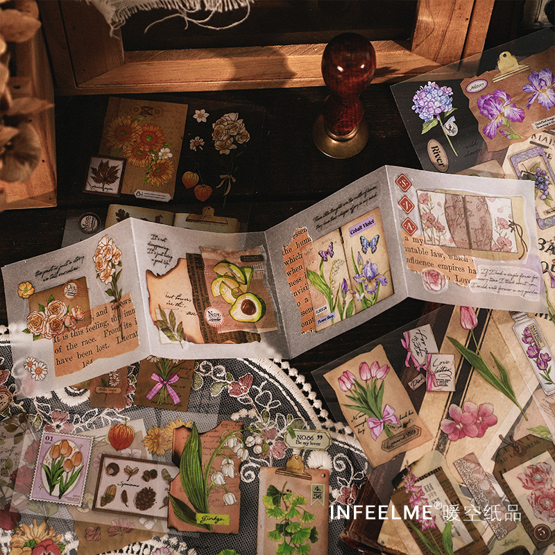 Sticker ảnh RETRO trang trí Scrapbook, sổ tay, vở - [ 147 ]
