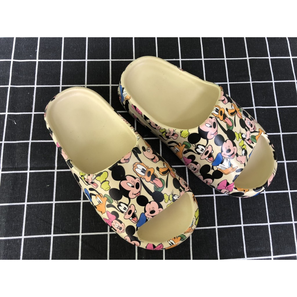 [FREESHIP + HOÀN TIỀN 50K] DÉP BÁNH MÌ HÌNH CHUỘT MICKEY NHÂN VẬT HOẠT HÌNH KS06