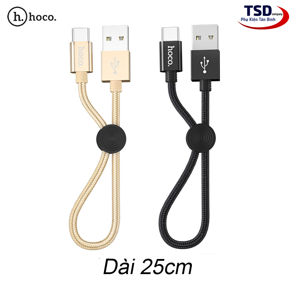 Genuine Hoco X35 Type C Quick Charge Cable Long 25CM