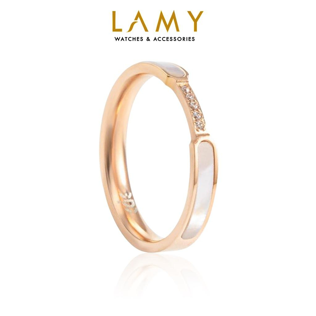 Nhẫn nữ cde dreamy rose gold ring cde8020