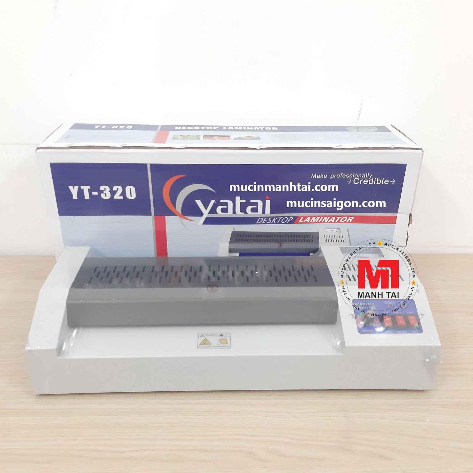 Máy ép plastic YT320 (khổ A3) - Bảo hành 03 tháng
