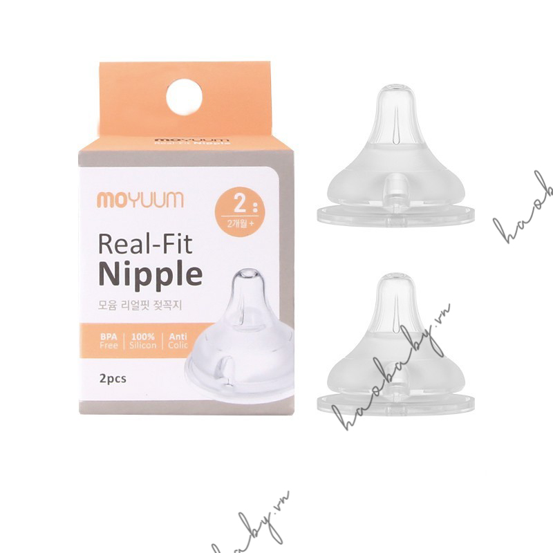 Núm thay thế bình sữa moyuum Hàn quốc số 2-3