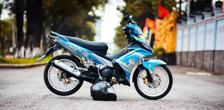 Tổng Hợp Những Mẫu Tem Exciter 135 Xanh Trắng đẹp Nhất Cho Dịp Lễ Tết 2banh Vn