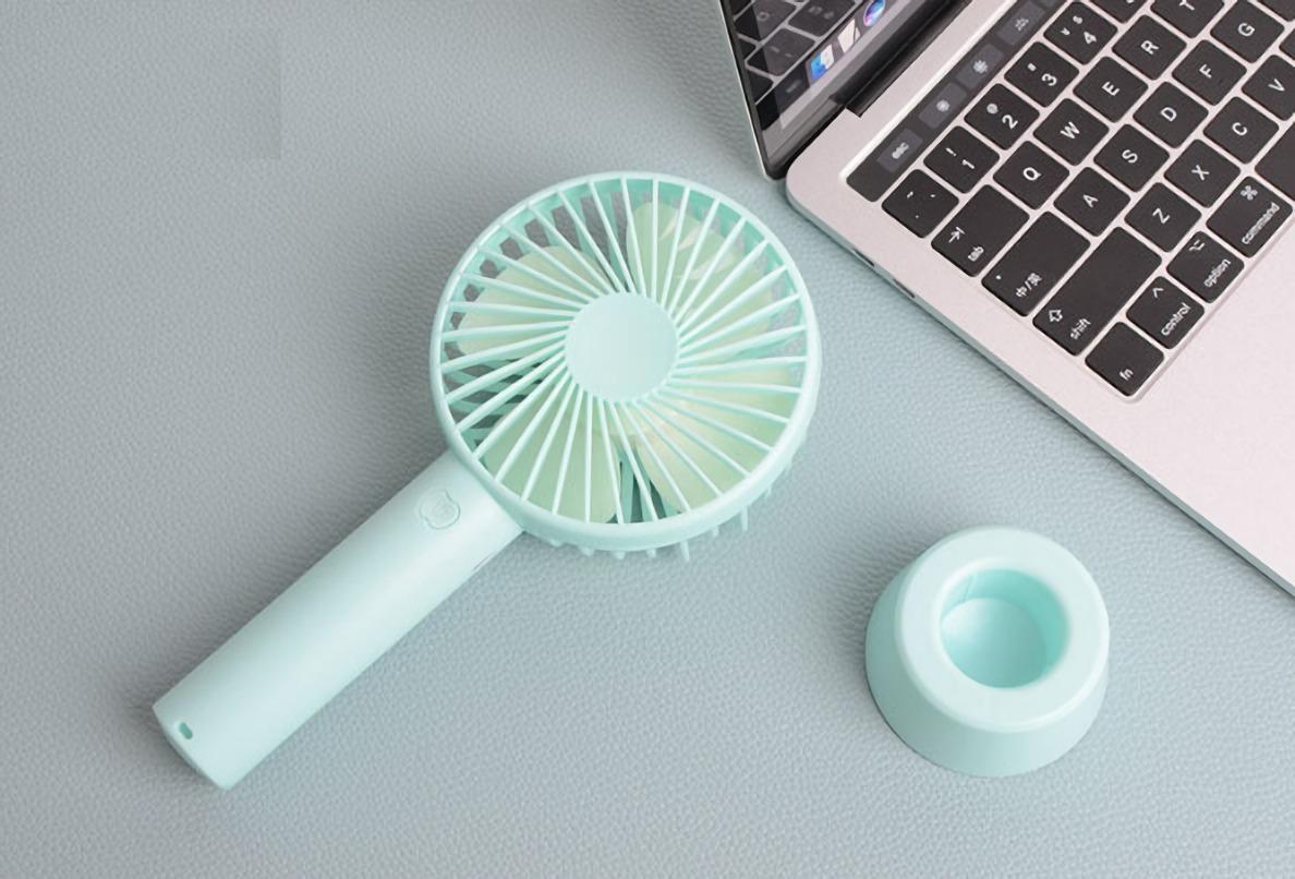 [MẪU MỚI] QUẠT MINI CẦM TAY CÓ ĐẾ - QUẠT SẠC CẦM TAY TÍCH ĐIỆN SIÊU HOT